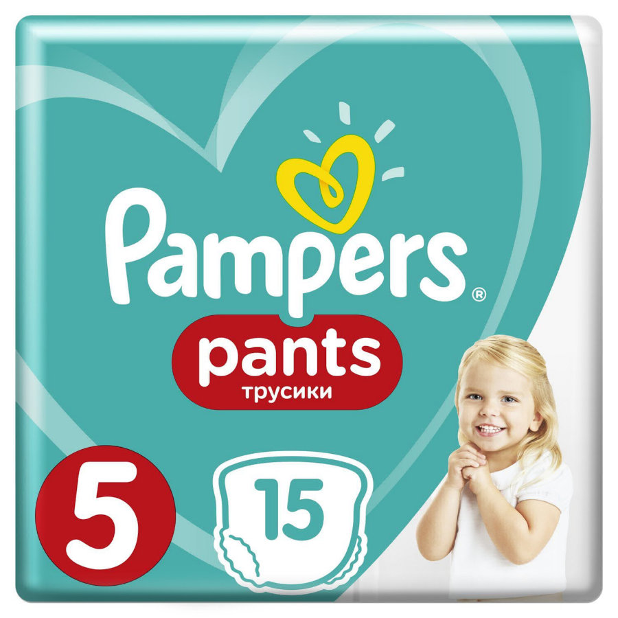 Трусики Pampers 5 Pants Junior 12-17кг 15шт 4015400727026